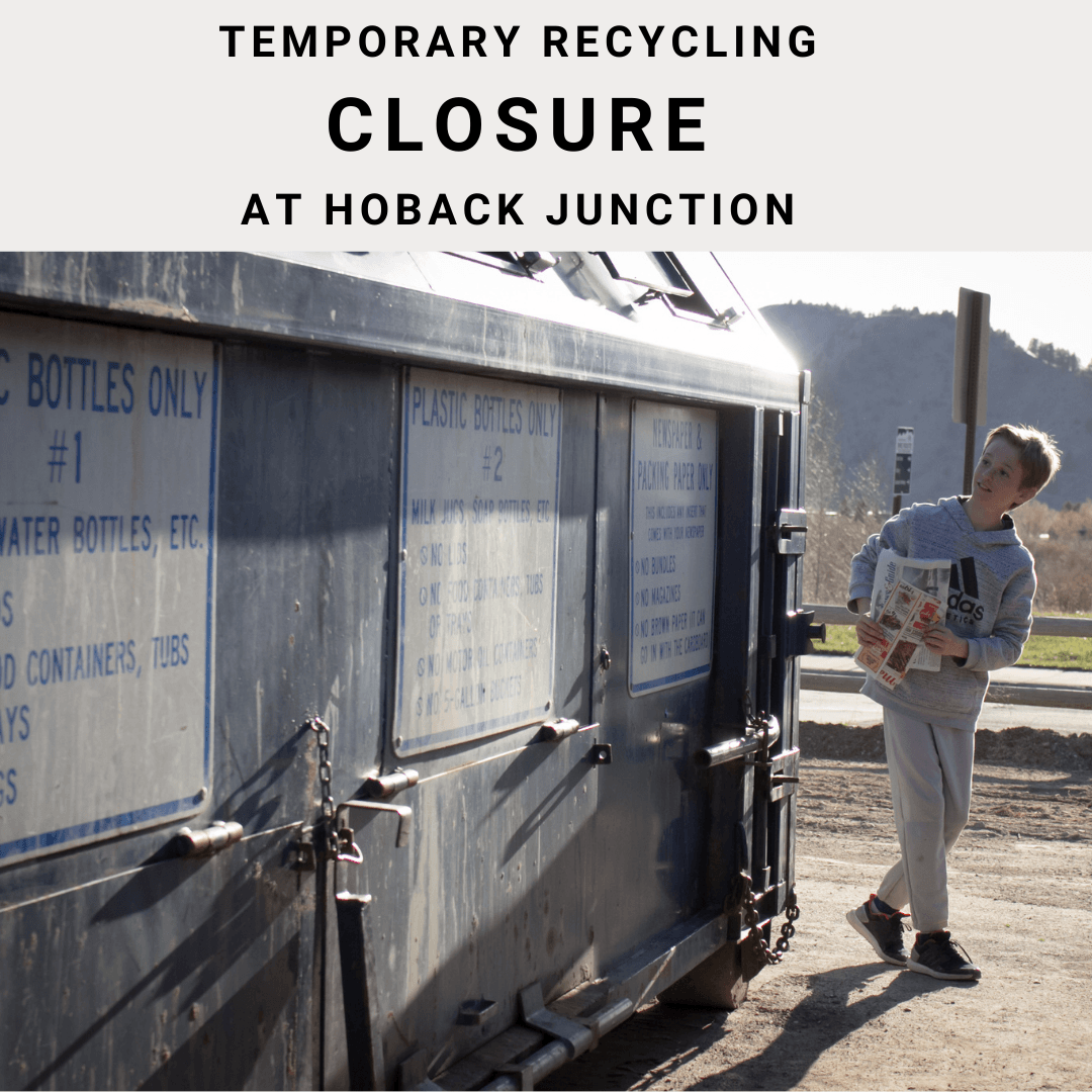 Temporary Recycling Closure Hoback