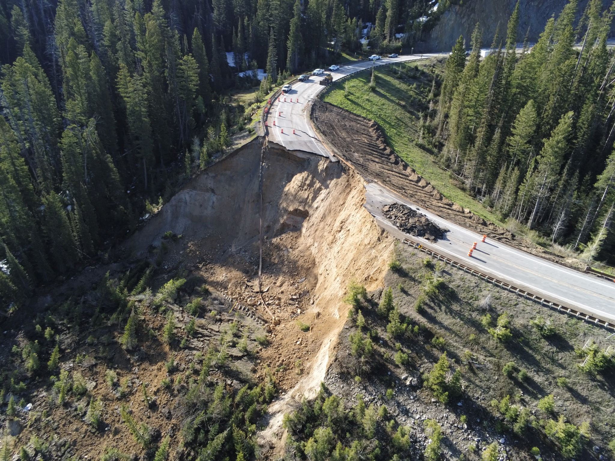 Teton Pass Landslide